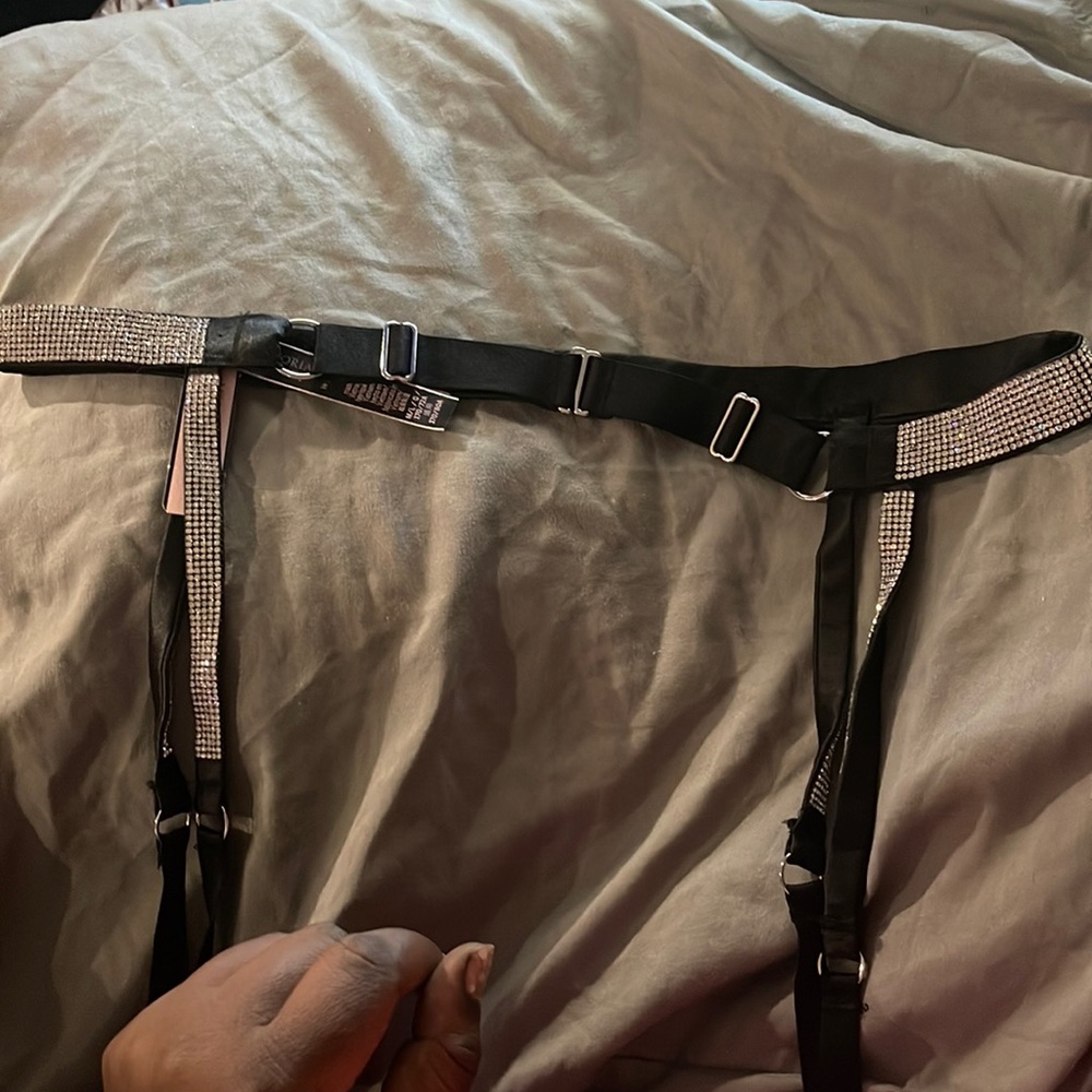 Victoria’s Secret bling garter belt